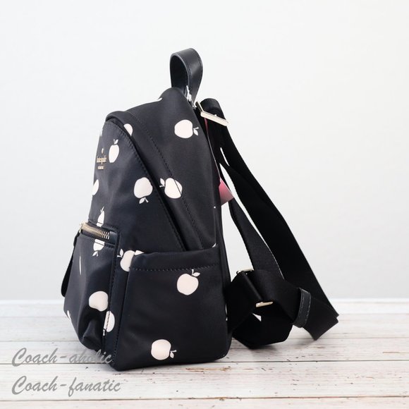 NWT Kate Spade New York Chelsea Mini Nylon Backpack in Orchard Toss Print - Picture 5 of 9